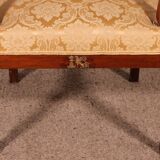 Mahogany Empire Style Armchair