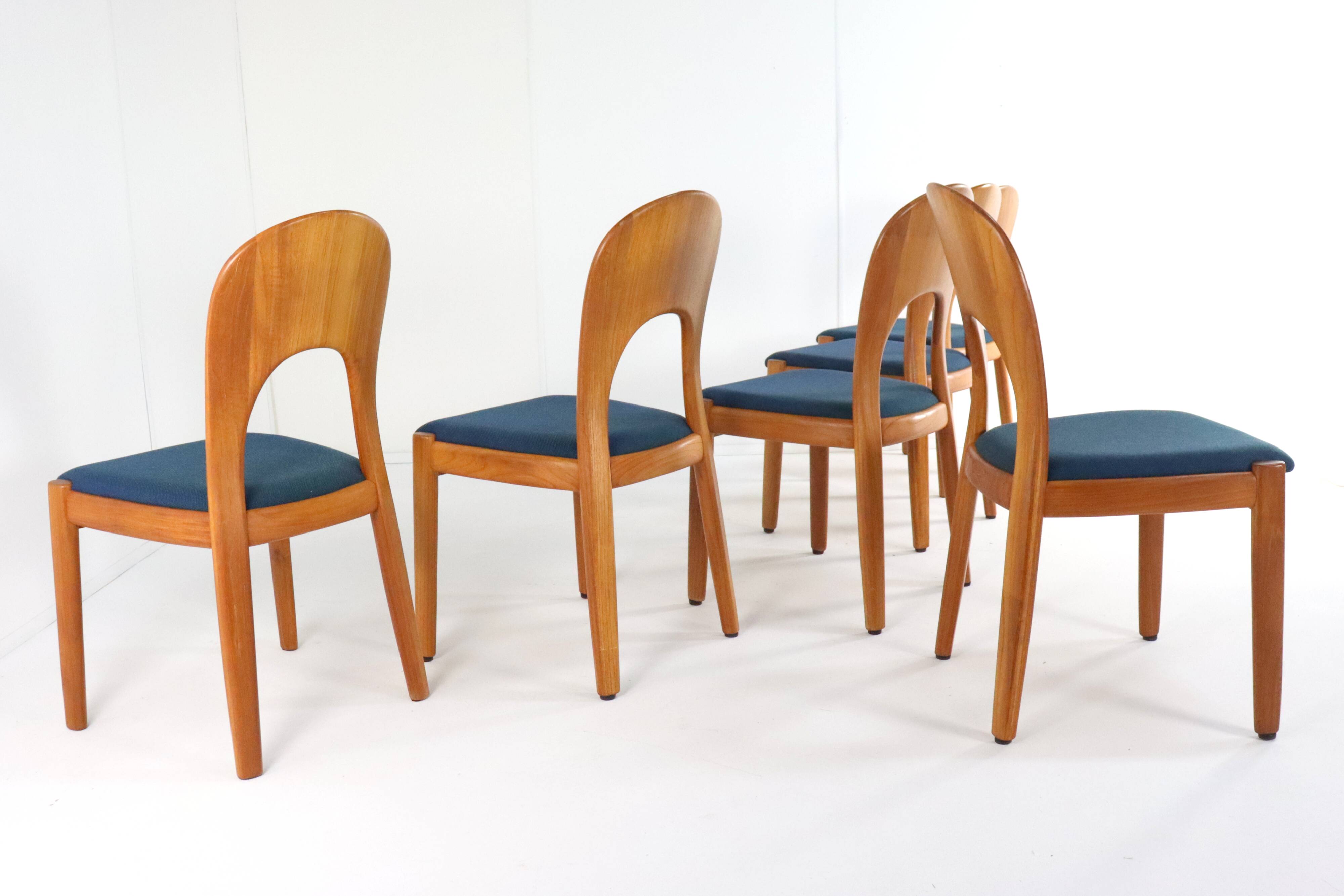 Set of 6 vintage Koefoed Morten 'Fjerritslev' chairs