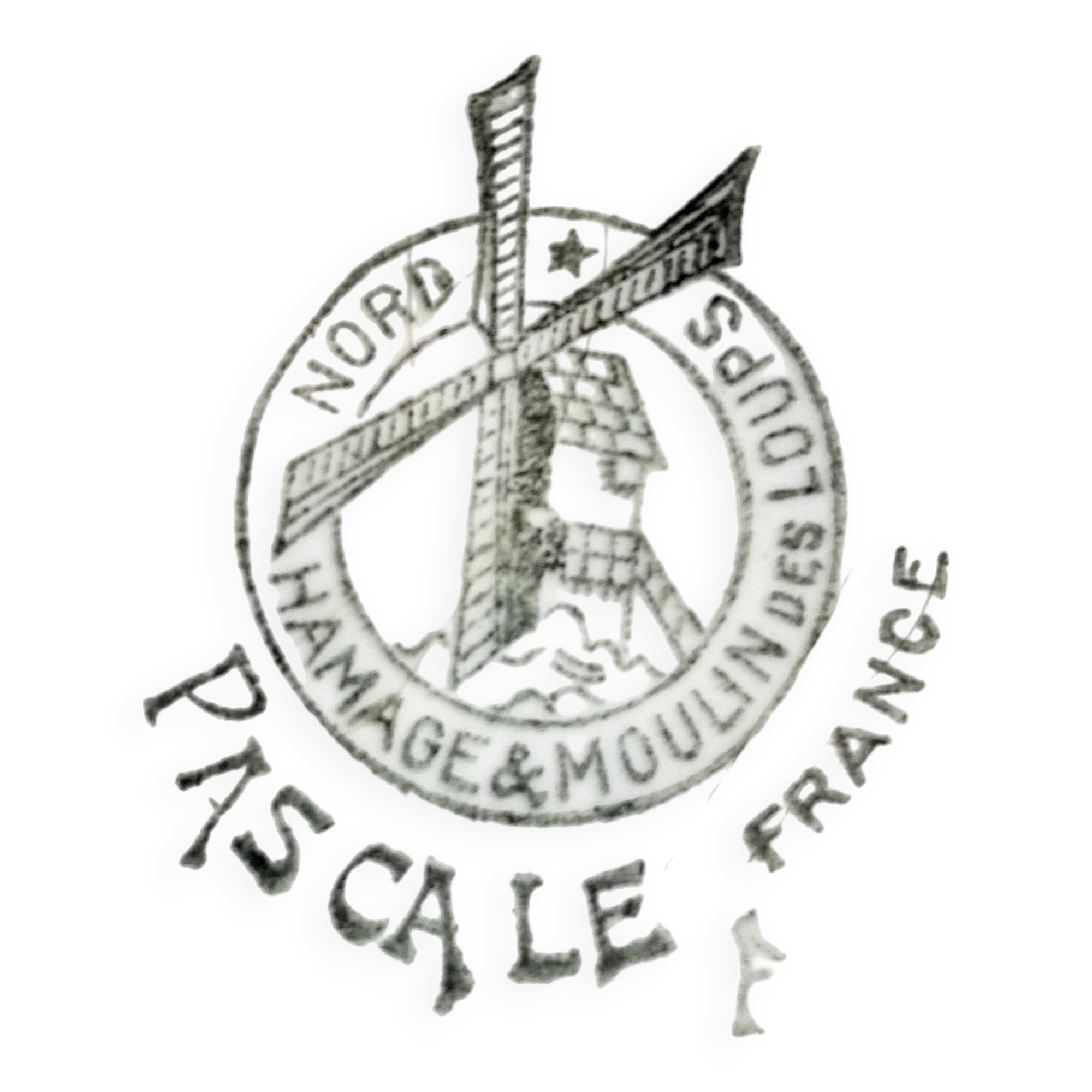 Plate on foot / Art Deco / Moulin des Loups