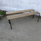 Pair of school benches