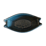 Enamelled ceramic pocket emptier signed Michel Delmotte