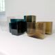 Midcentury Modern collection of ten "Ice" vases by Gullaskruf, Sweden, 1960s.