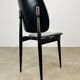 6 Pégase Baumann chairs, black, 1960s