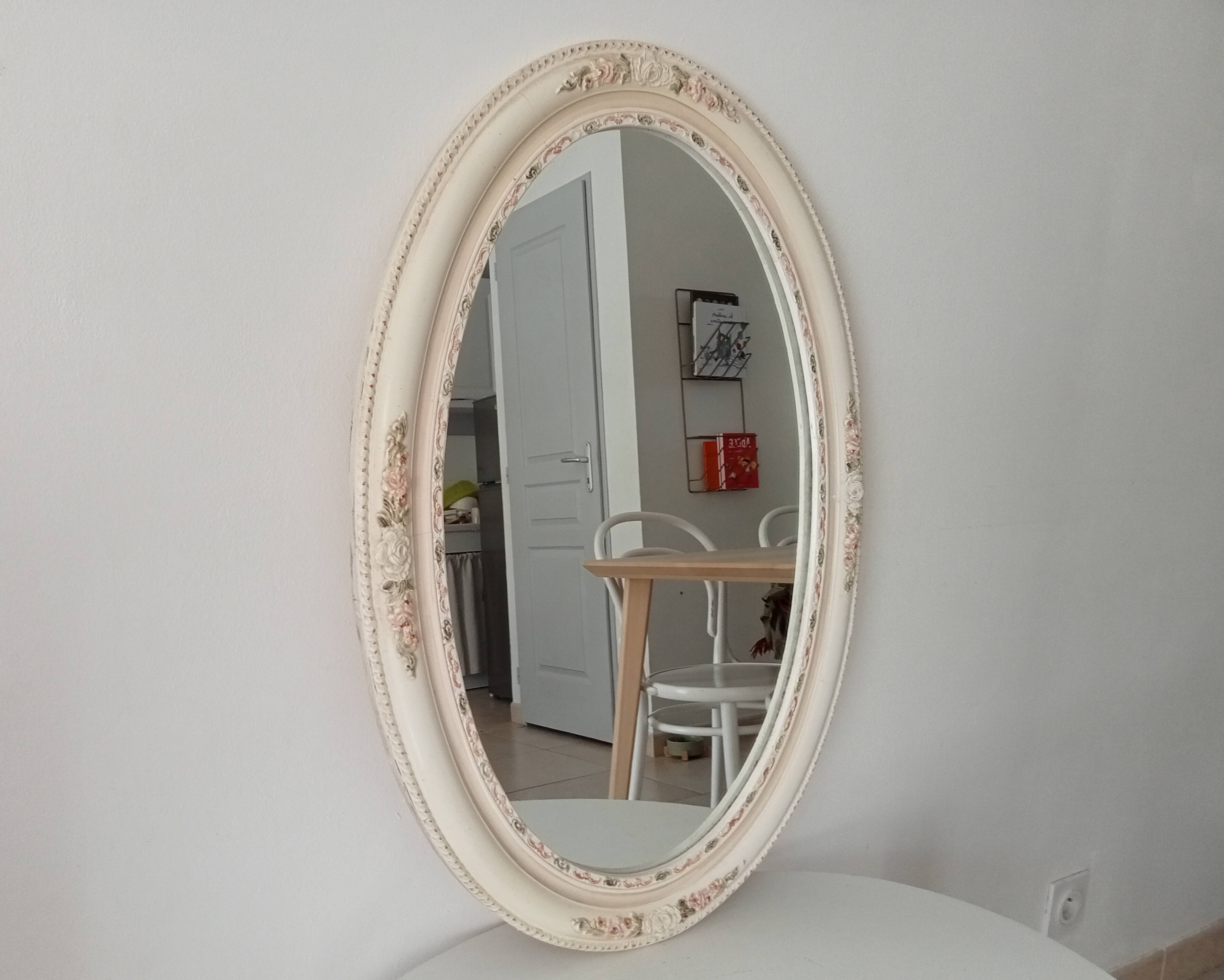 Vintage ceramic mirror from the 60s/70s.