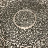 Copper oriental tray