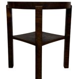 Art Deco Oak Side Table Inlaid Leaf coromandel minimalist design