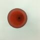 Vase soliflore rouge bordeaux vintage années 70