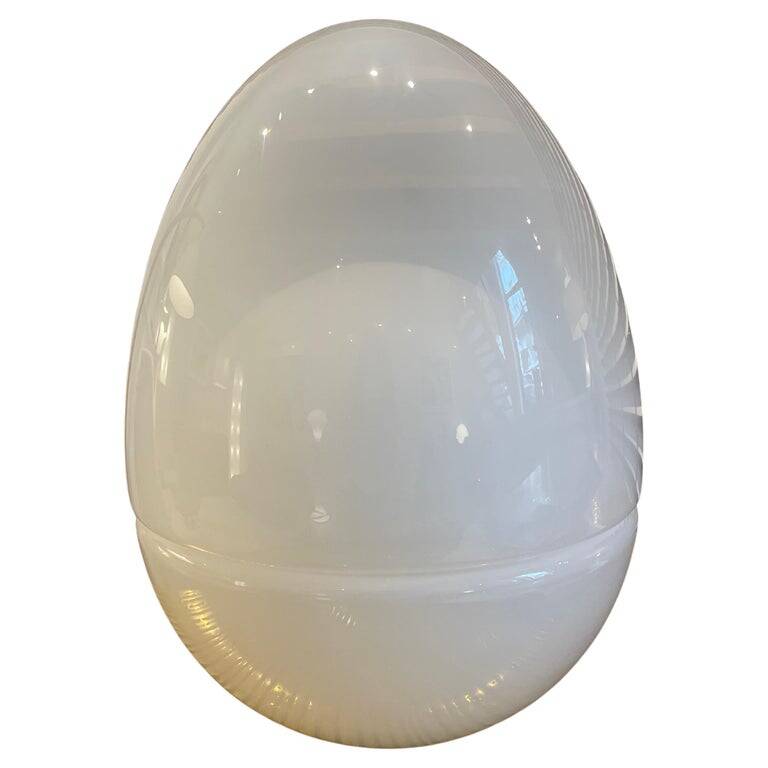 Large Egg Lamp by Carlo Nason for Mazzega, Murano Glass
