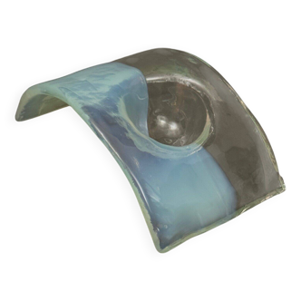 1970 opalescent glass pocket emptier