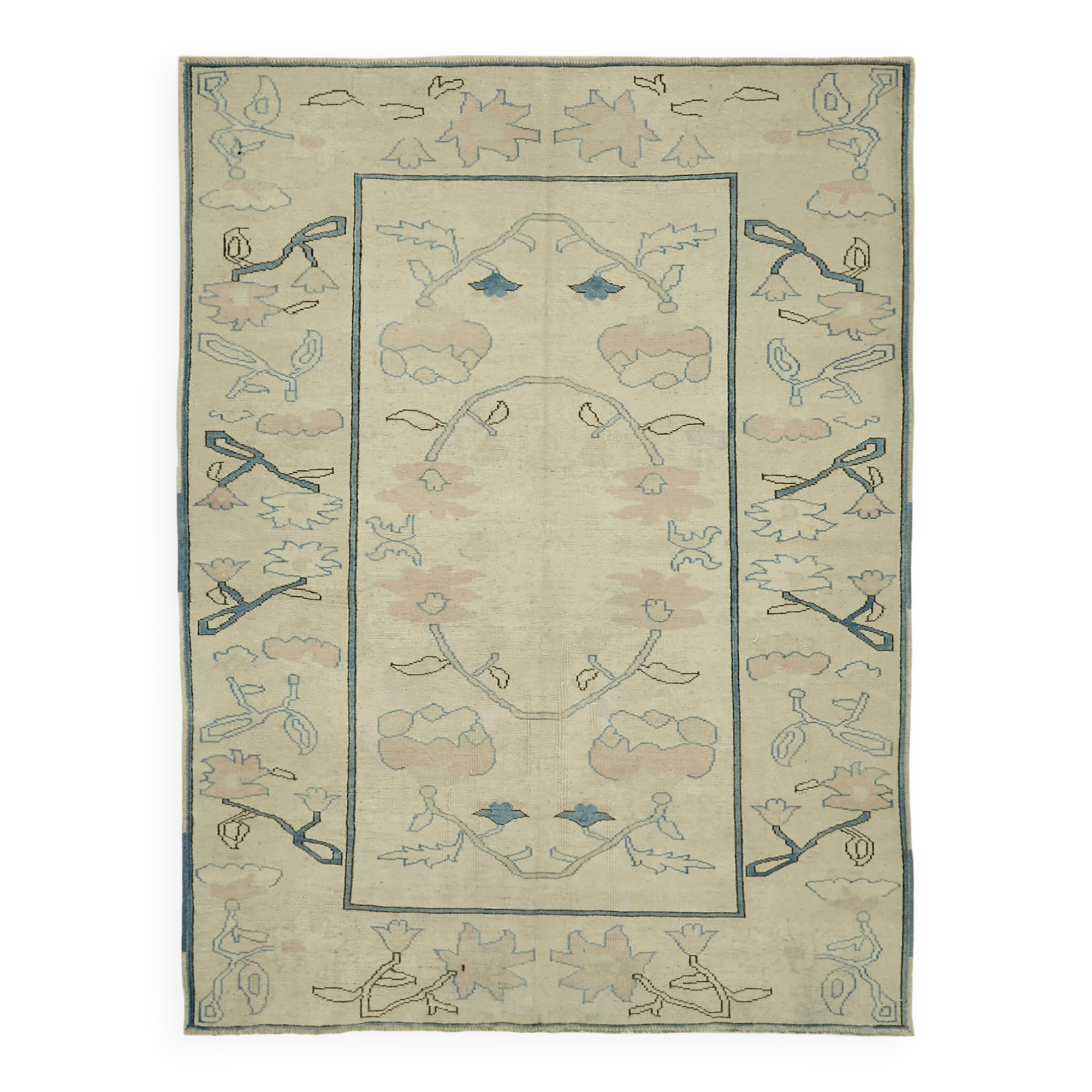 Turkish Vintage Anatolian Rug 169 cm x 231 cm