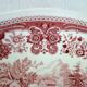3 plates Villeroy & Boch model Burgenland red