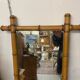 Old bamboo mirror early 20th century to hang