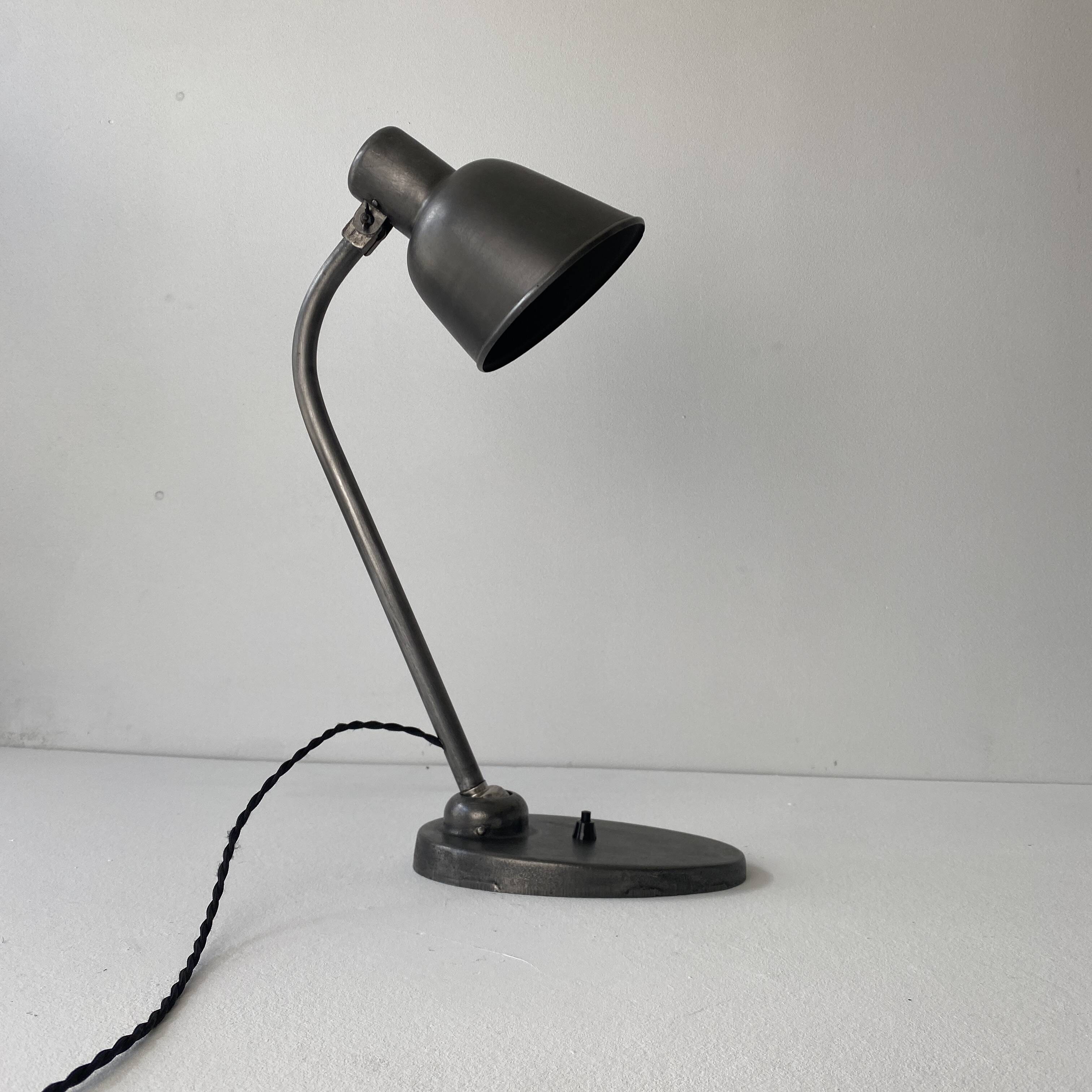 Antique Bauhaus “bur” desk lamp, model 2700