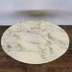 Oval pedestal table Eero Saarinene design Knoll international 1970 original marble