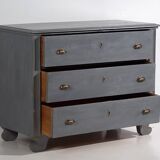 Antique grey chest of drawers (circa 1920)