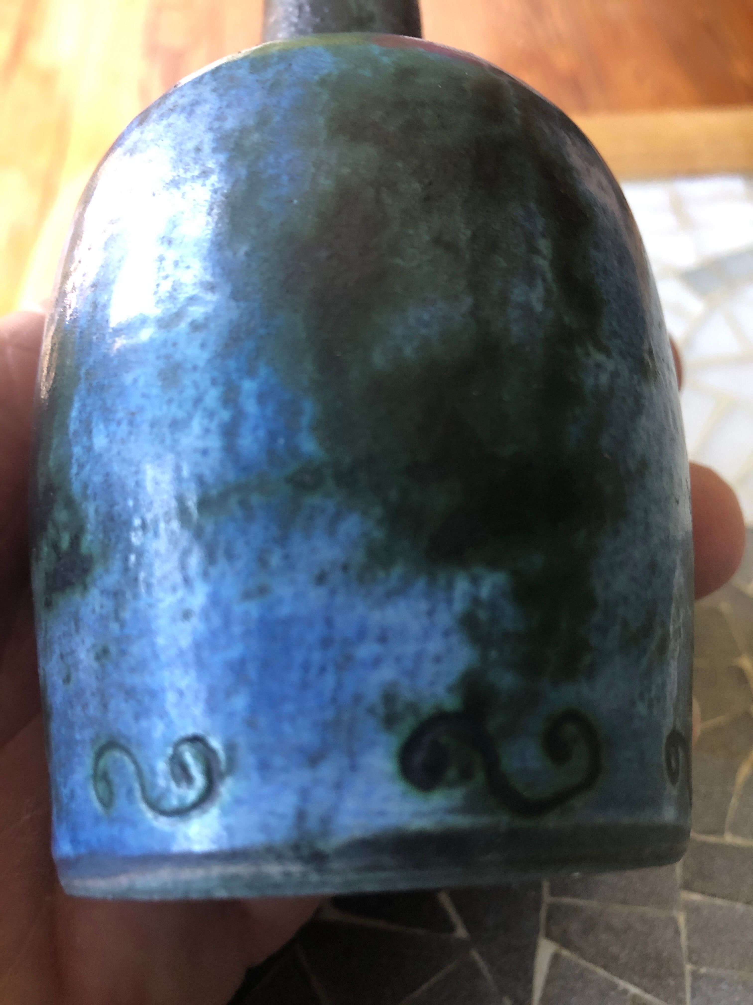 Ceramic vase signed Jacques Blin around 1950
