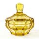 Art Deco bonbonniere, crystal, Moser, Czechoslovakia, 1930s
