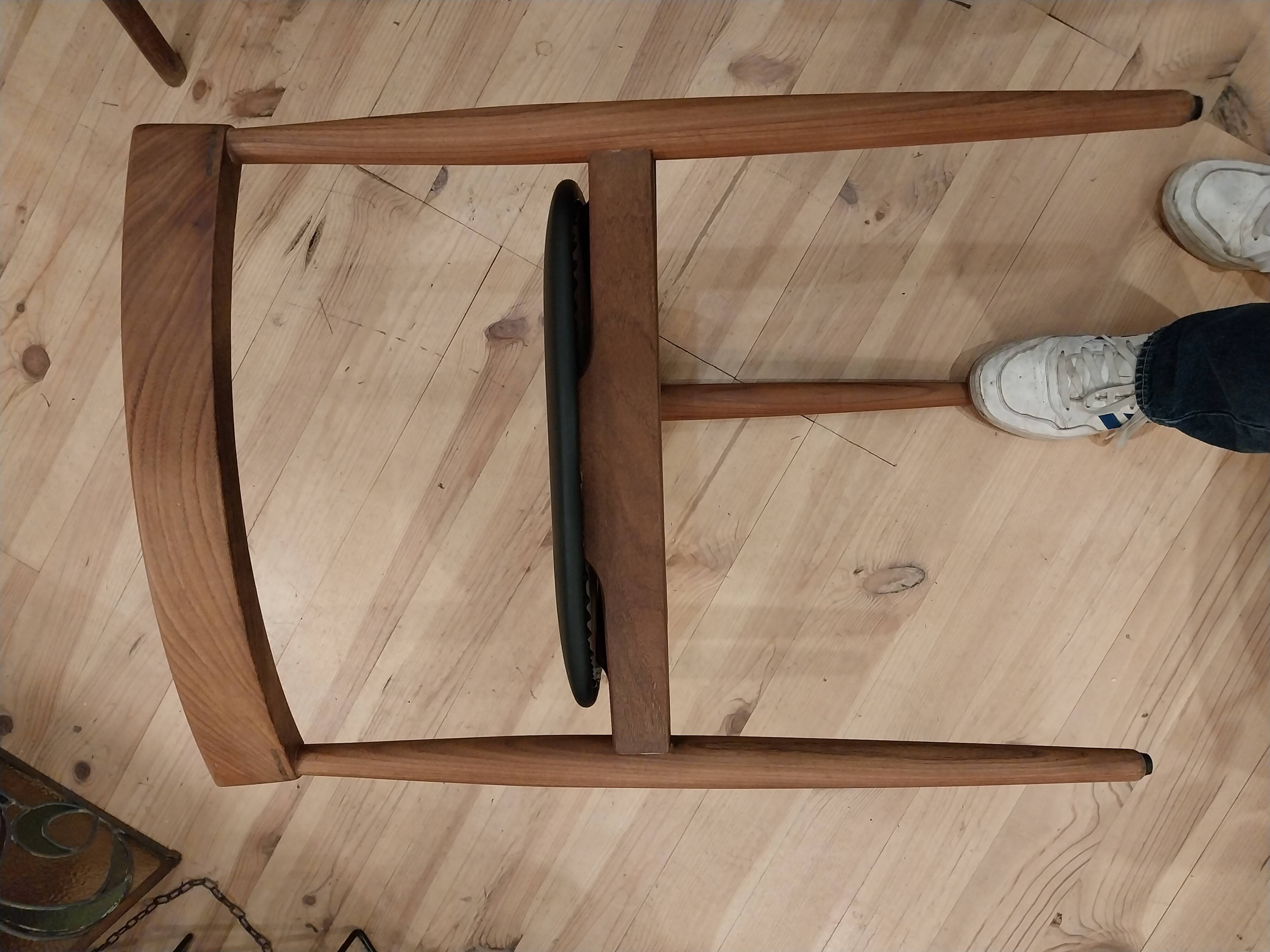 4 chaises "roundette" Hans Olsen par Frem Rolje 1960