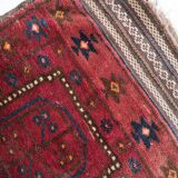 Handmade vintage Afghan Baluch rug 63cm x 109cm 1950s - 1С1169