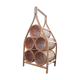 Vintage bottle holder year 60 in rattan