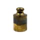 Brass weight shaped table lighter, Mauro Manetti Italy 1970