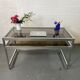 Aluminum and Glass Desk