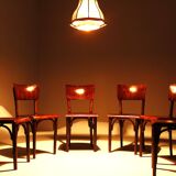 Pub Chairs from Thonet, 1930s, Set of 6, II