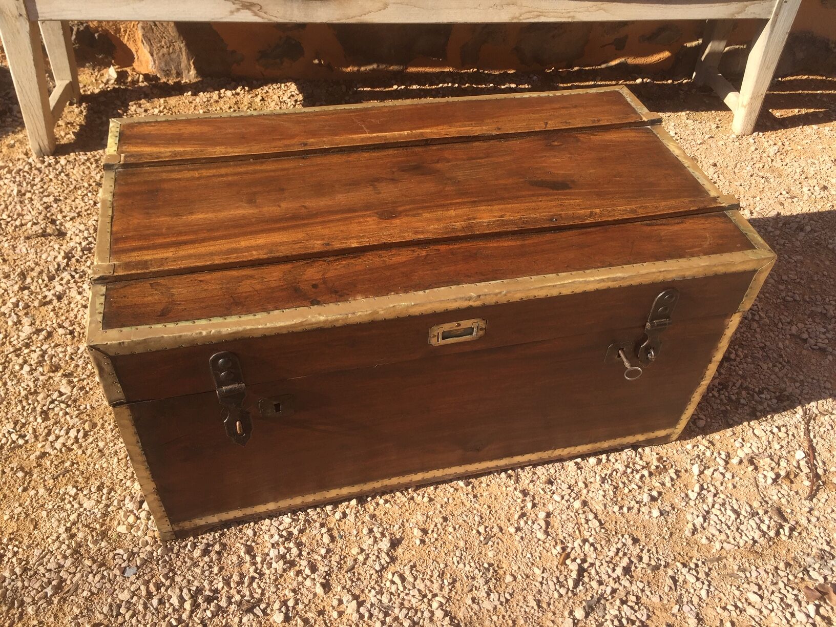 Trunk camphor and brass