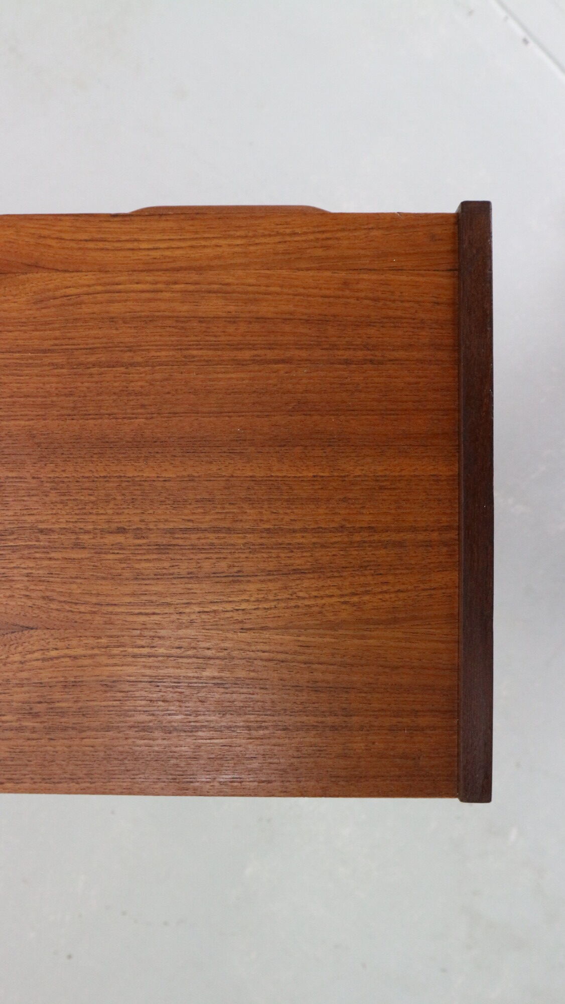Scandinavian modern teak chest of drawers, small cabinet 1960 denmark