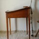 Old schoolboy walnut desk