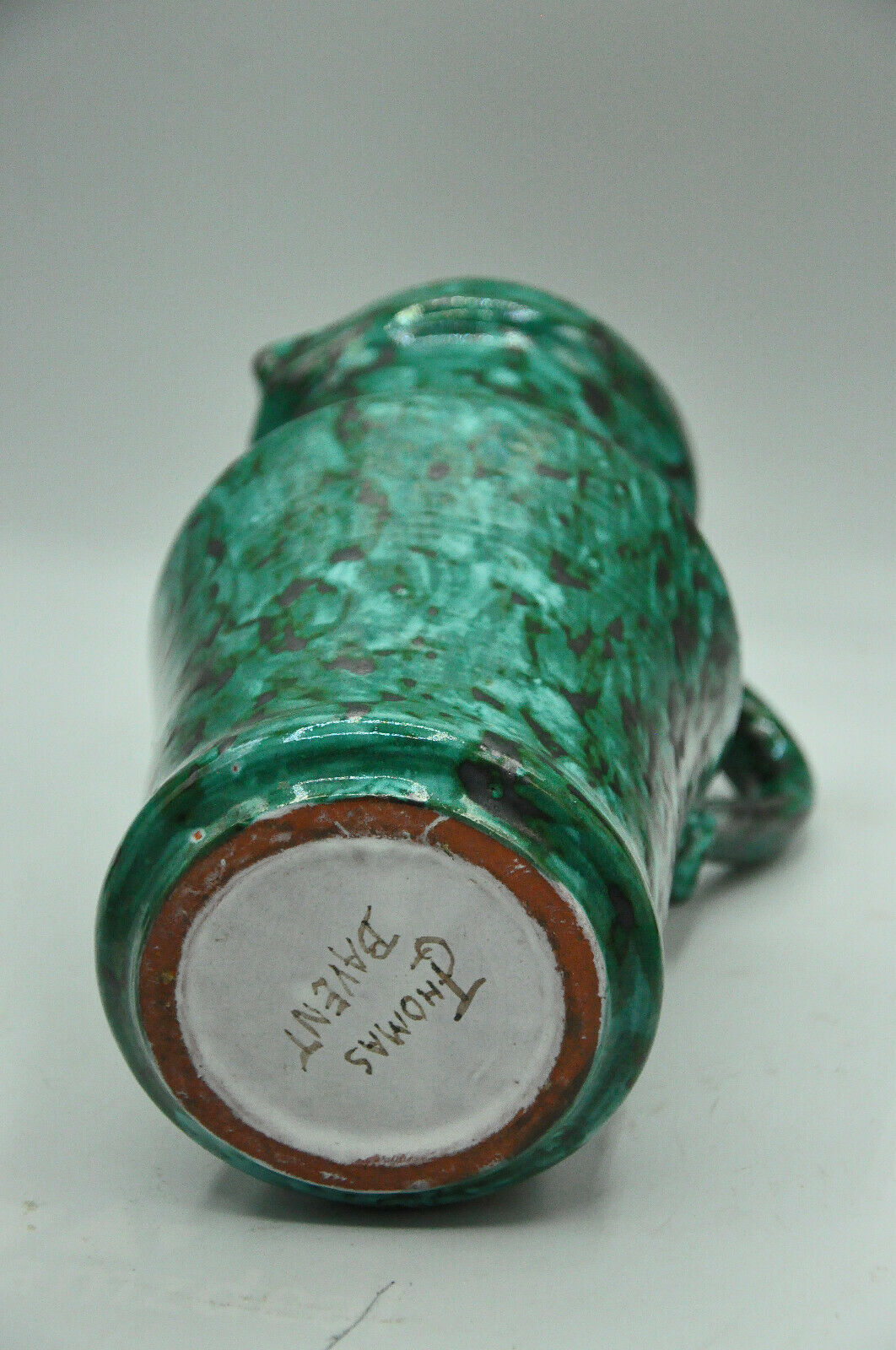 Thomas Bavent's speckled enamelled sandstone pitcher