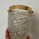 Crystal ice bucket, Oberglas Austria