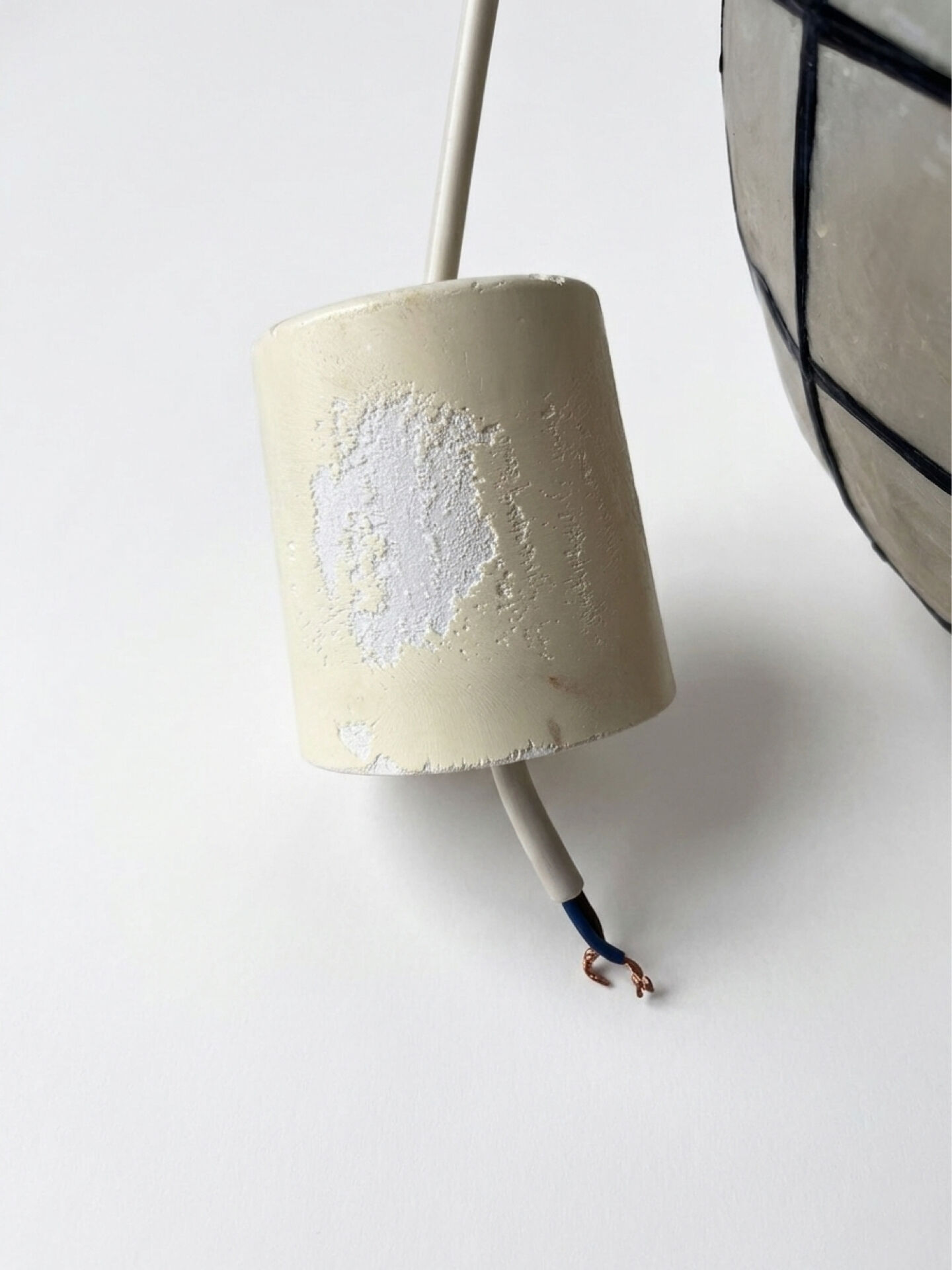 Capiz Shell Pendant from the 1970s