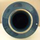 Large vase in enamelled ceramic, gold, silver, art deco, signed Pinon-Heuzé