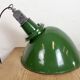 Large Industrial Green Enamel Factory Pendant Lamp from Benjamin, 1960s