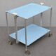 Vintage 1980s folding rolling table