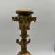 Pair of gilt bronze candlesticks by Cailleux - Barbedienne