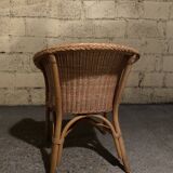 1960s rattan armchair