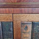 Directory style marquetry side table