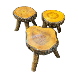 Brutalist tripod stool