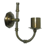 Wall sconce, eclectic, brass, Poland, 1970s.