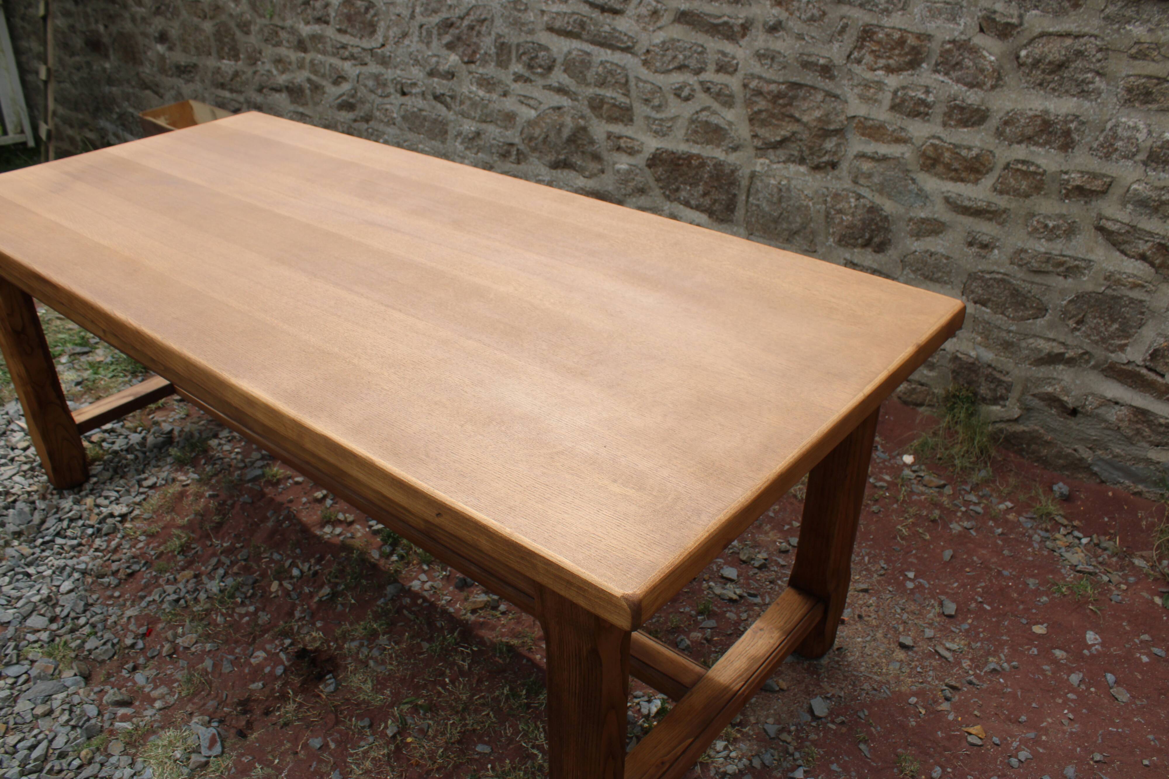 Large extendable farmhouse table 200 to 300 cm – 12/14 people