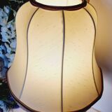 Large vintage table lamp in glazed ceramic, Oriental style 50s-60s.