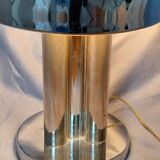 Vintage 1970s metal tubular lamp