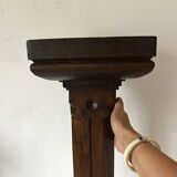 Rustic wooden column