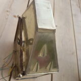 Brass exterior wall sconces, 50s-60s