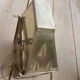 Brass exterior wall sconces, 50s-60s
