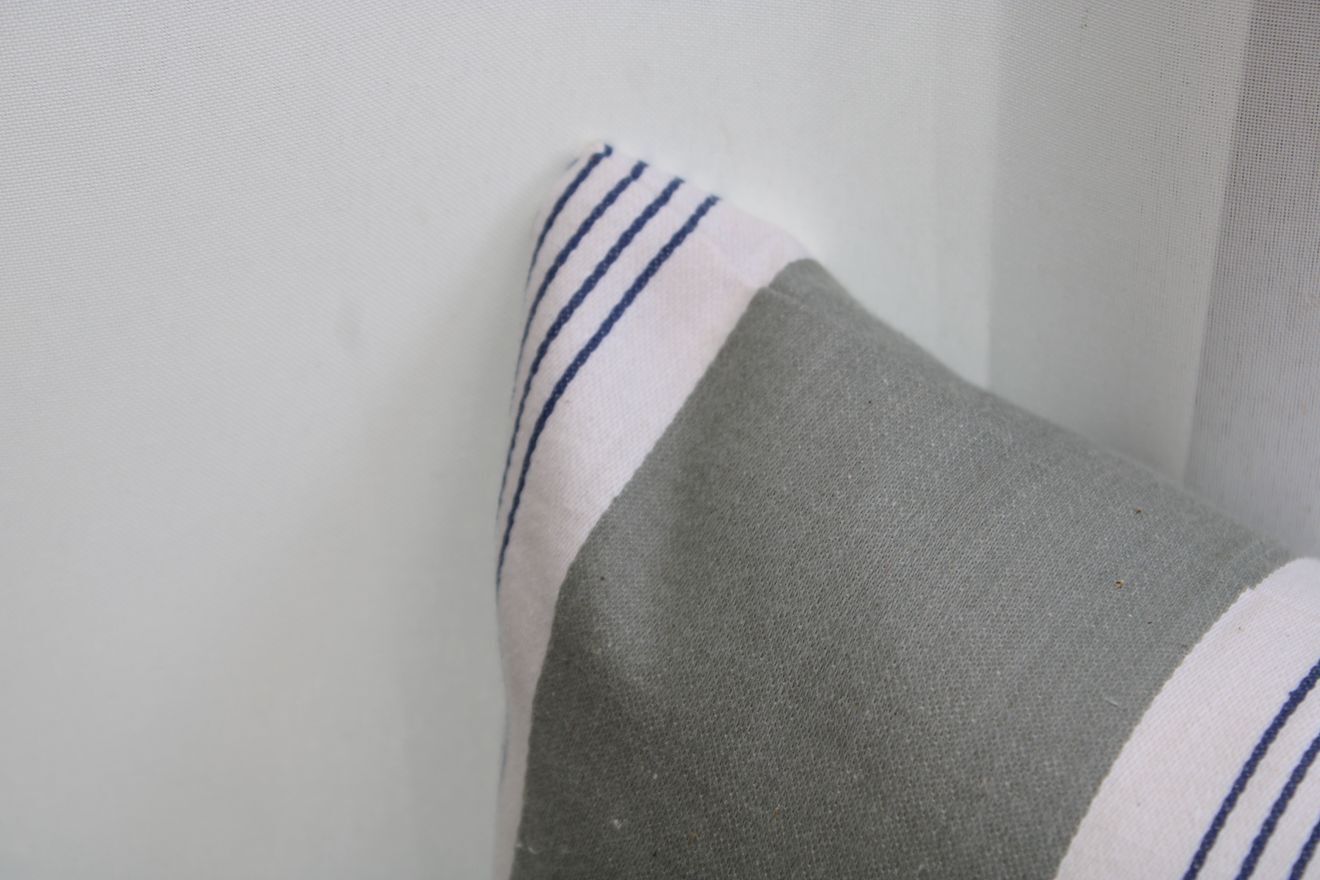 Striped cushion