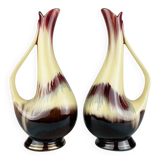 Mid-century ceramic vases by Bay Keramik, West Germany, 1960s, set of 2.
