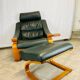 Kroken armchair and footstool by Nelo Möbel Sweden.